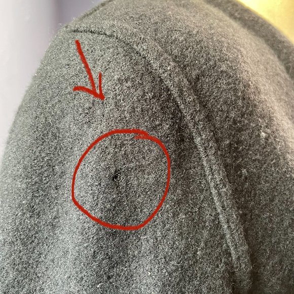 Sonia Rykiel wool & angora cardigan sweater with detachable fur collar - Picture 6 of 6